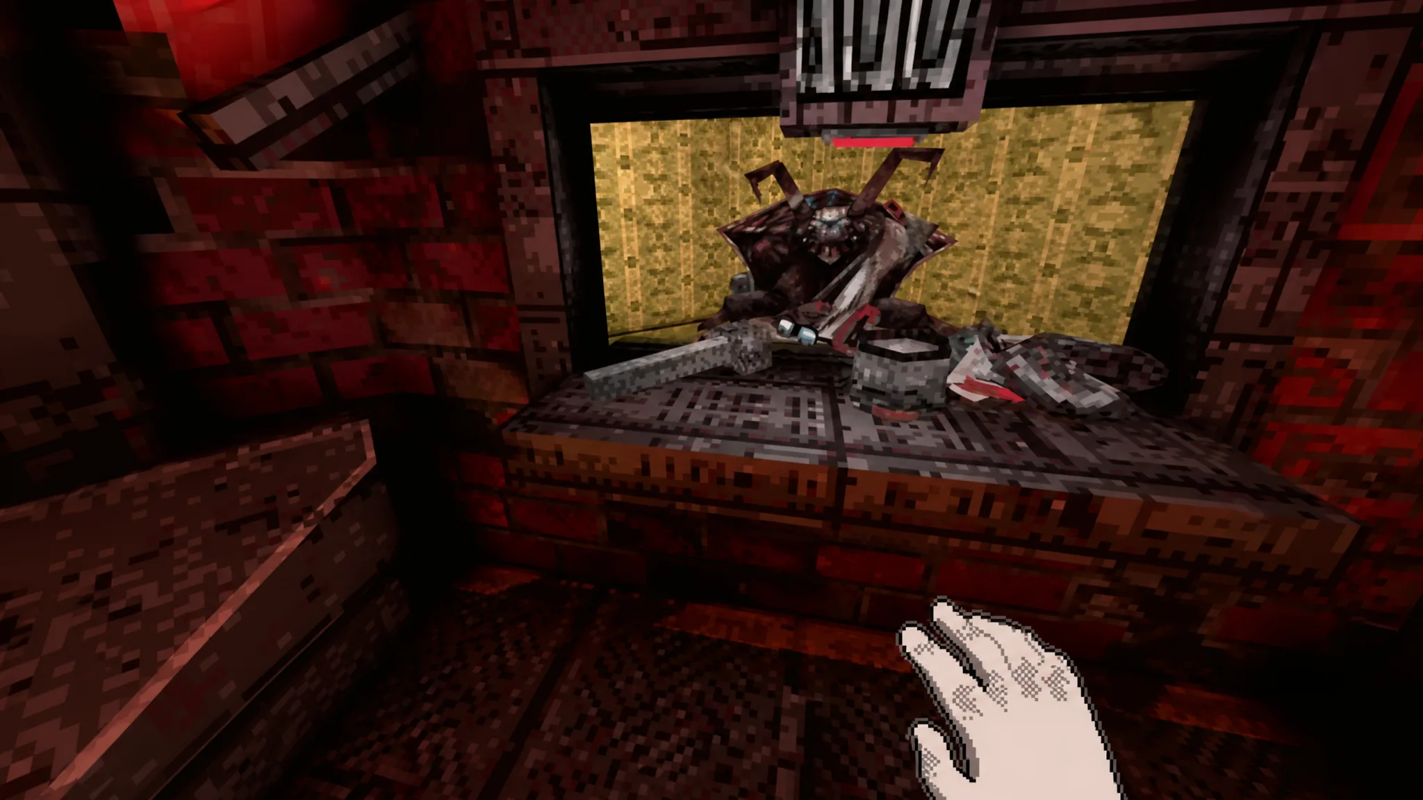 Putting items on the table to trade with Roach inside the Bazaar