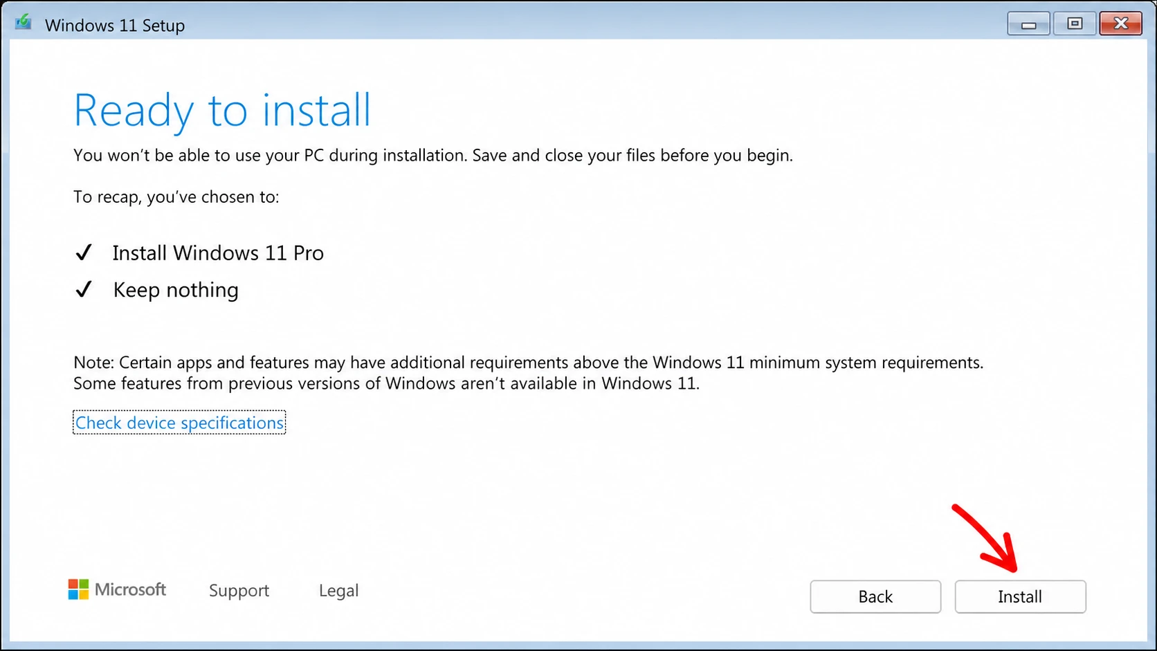 Windows 11 24H2 clean install