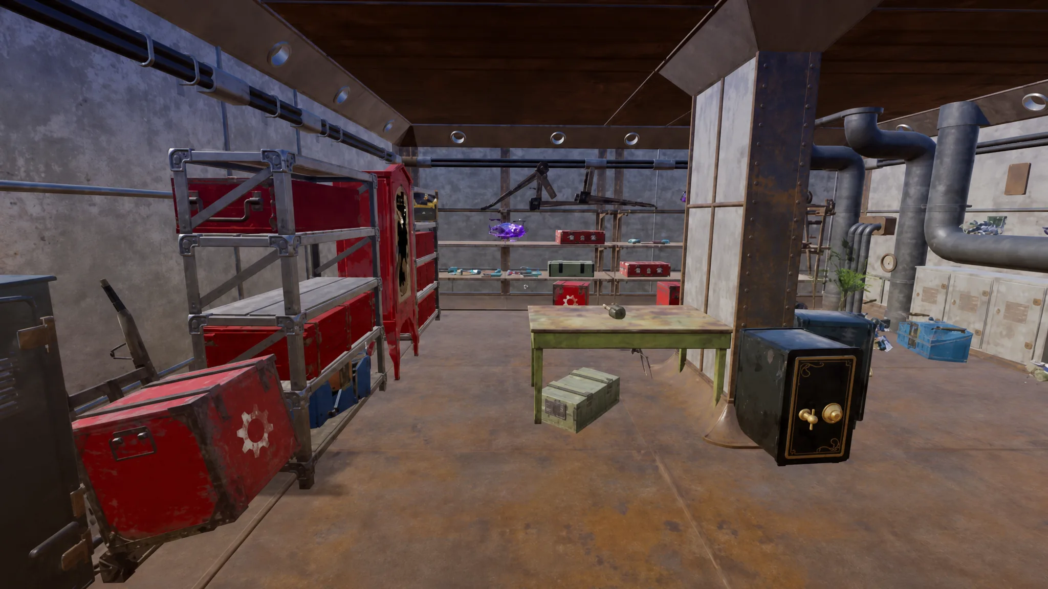 Loot waiting behind the Black Door inside the Dreadnaught