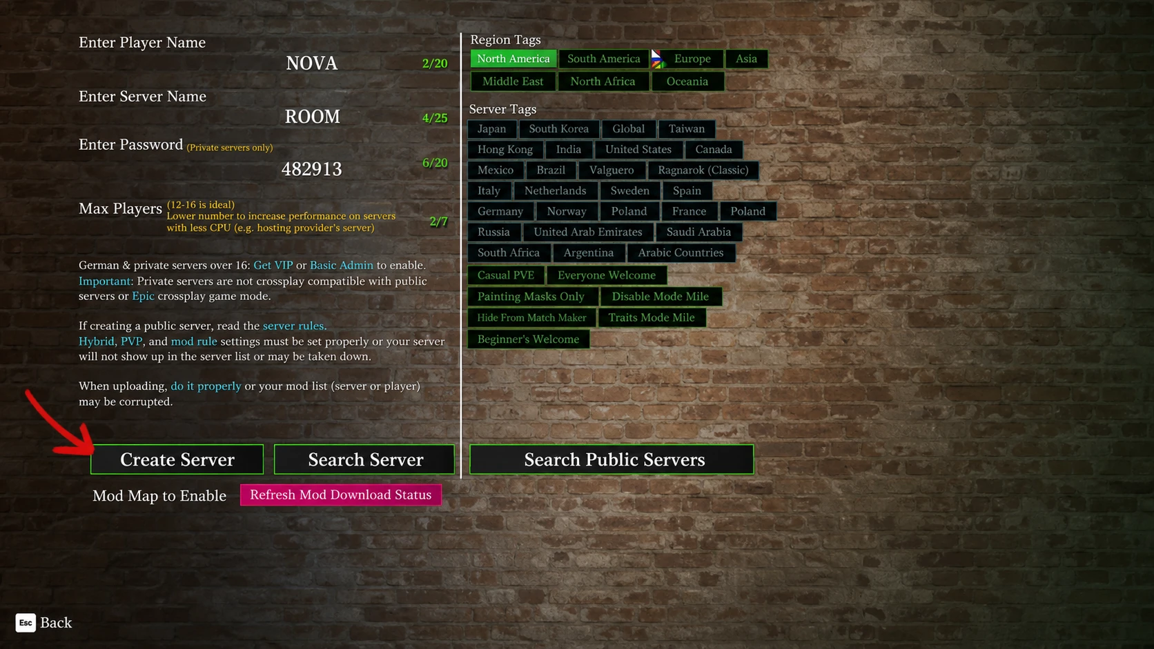 MECCHA CHAMELEON lobby setup