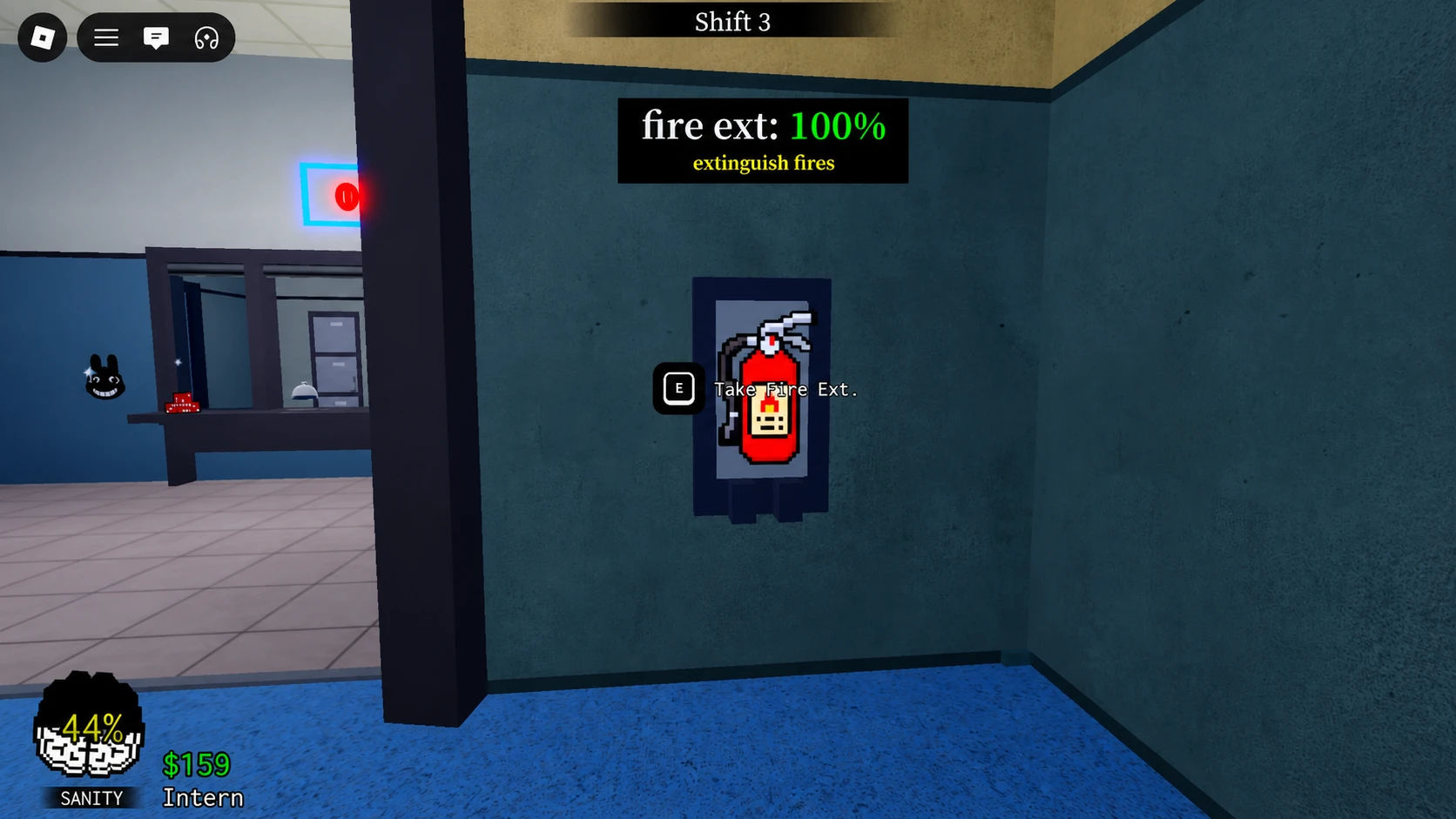 image showing the fire extinguisher in Animal Hospital