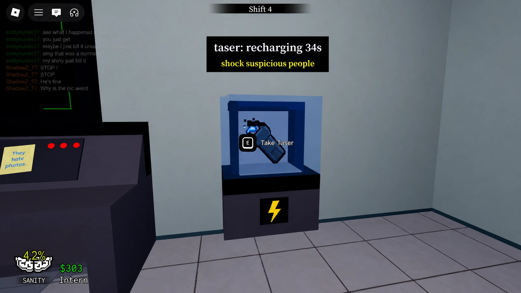 image showing the Taser in Animal Hospital