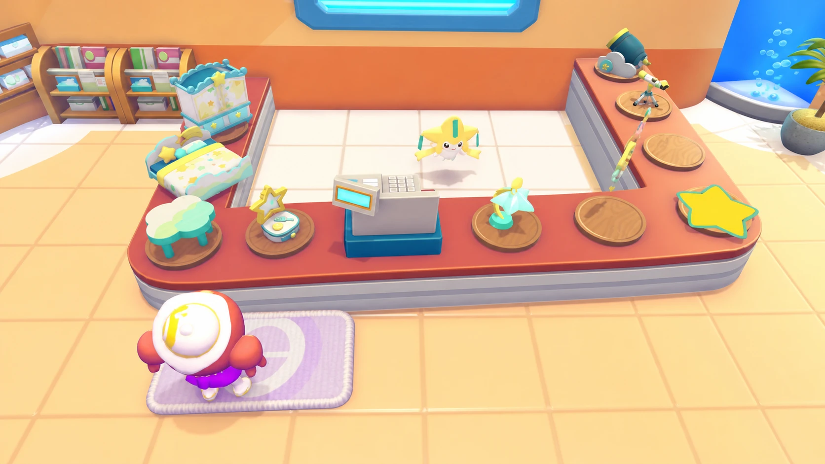 Trading with Jirachi in Pokopia