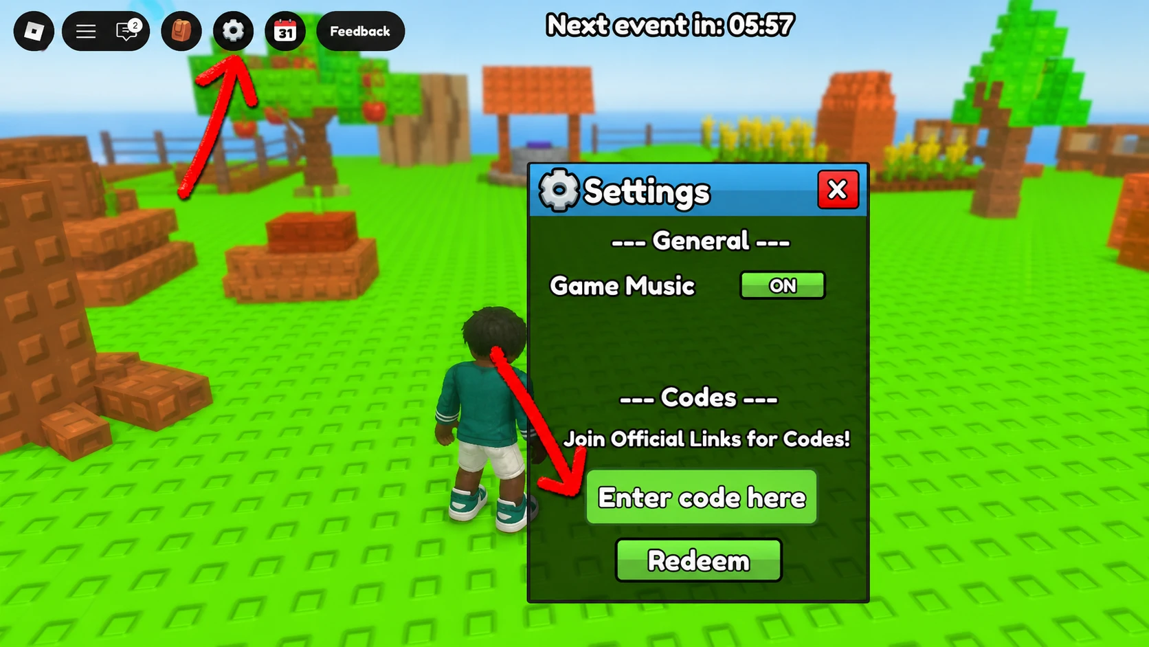 How to redeem Build a Ring Farm codes