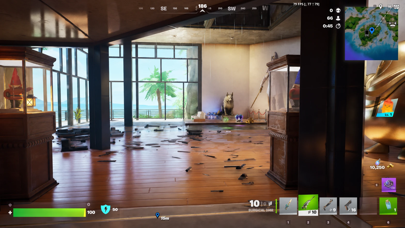 Looting the aquarium