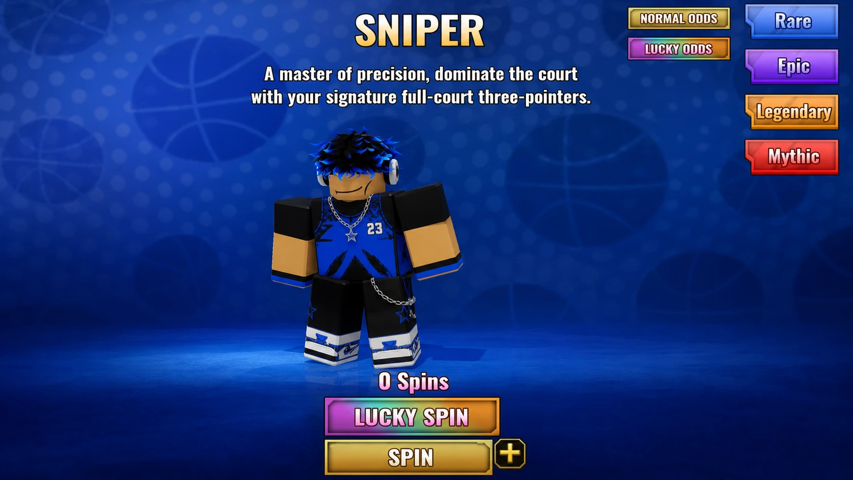 The Legend Style in Basketball Zero
