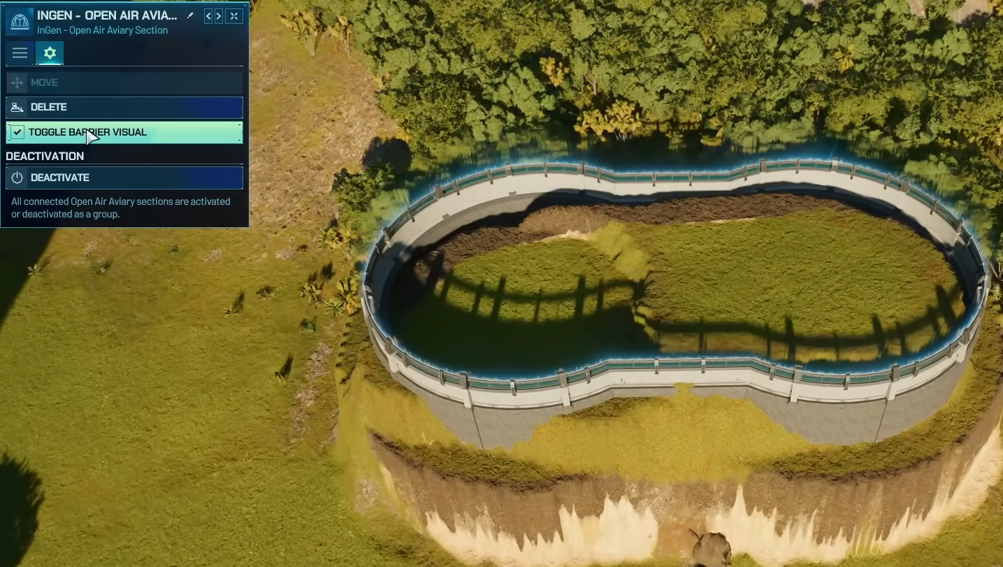 Open Air Aviary in Jurassic World Evolution 3: Rebirth Expansion Build ...