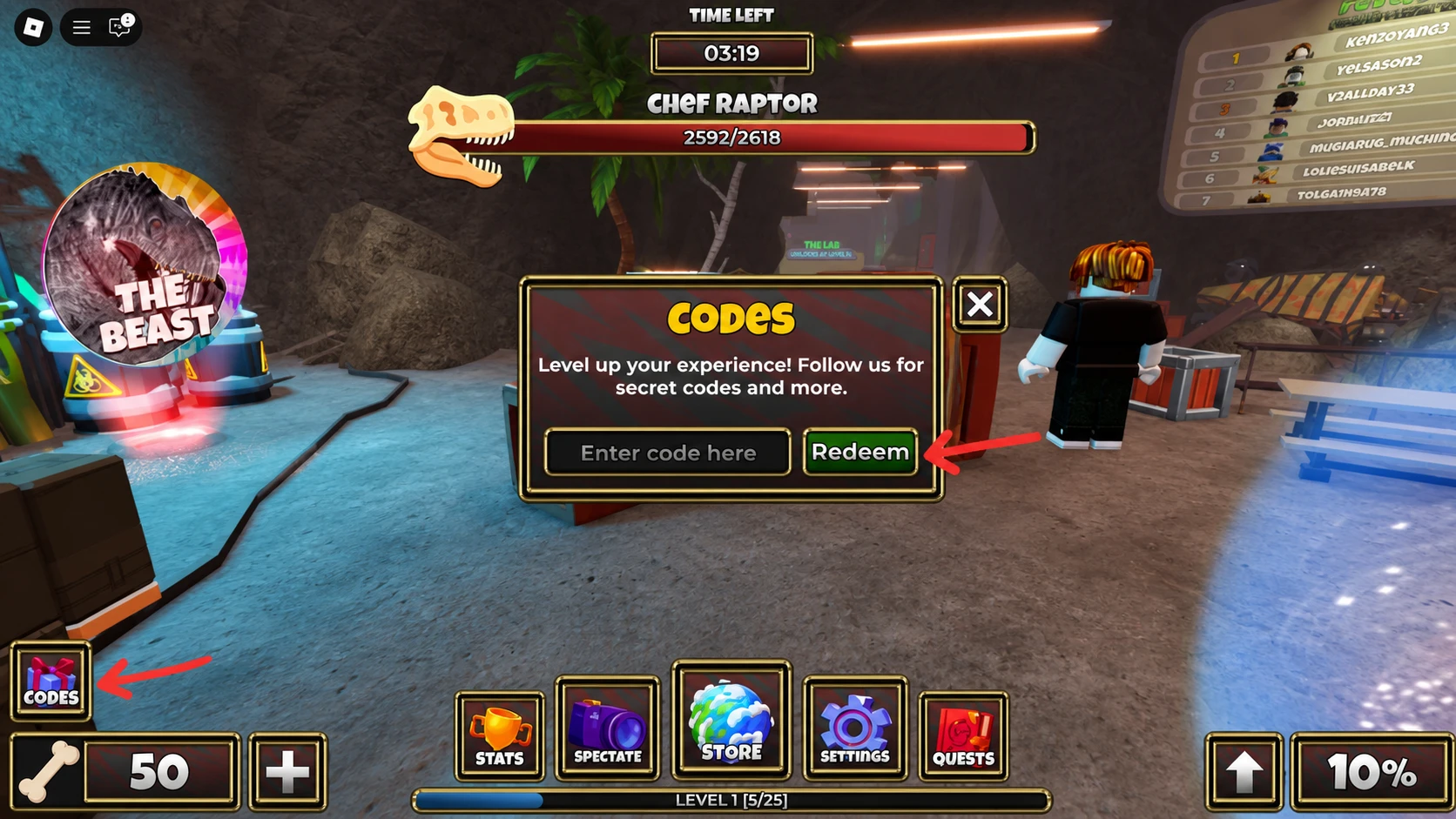 redeem roblox primal pursuit