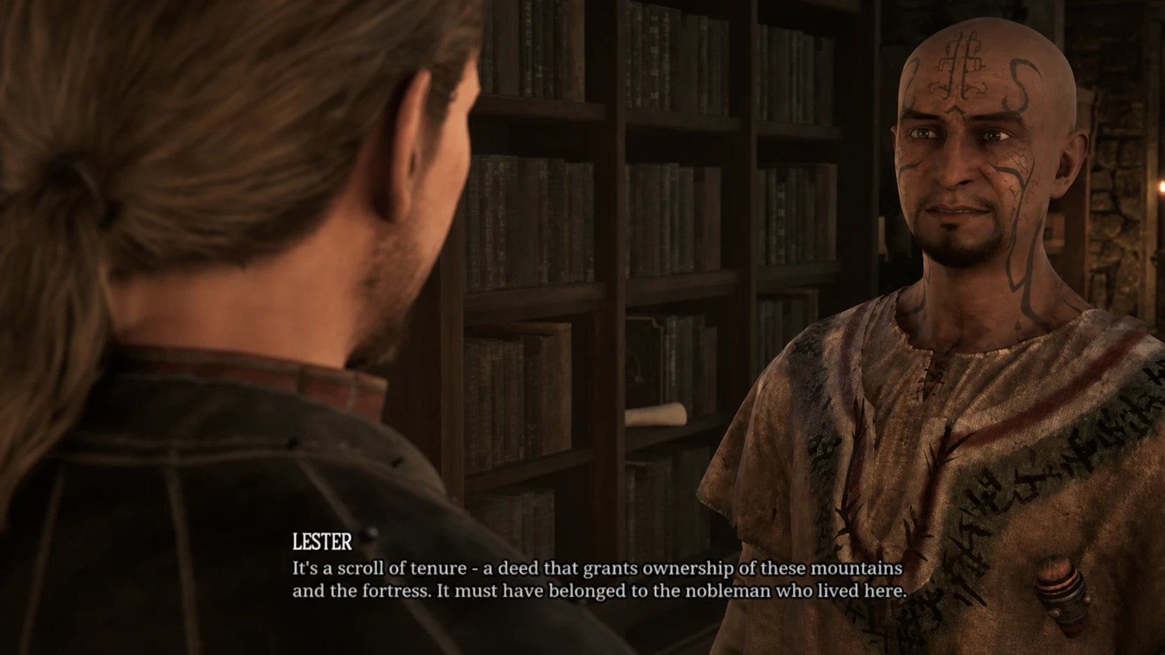 Lester finds the deed at the mountain fortress in Gothic 1 Remake