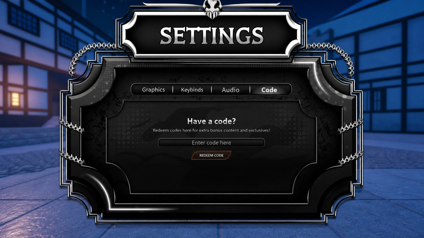 The Paradox codes redeem screen on Roblox