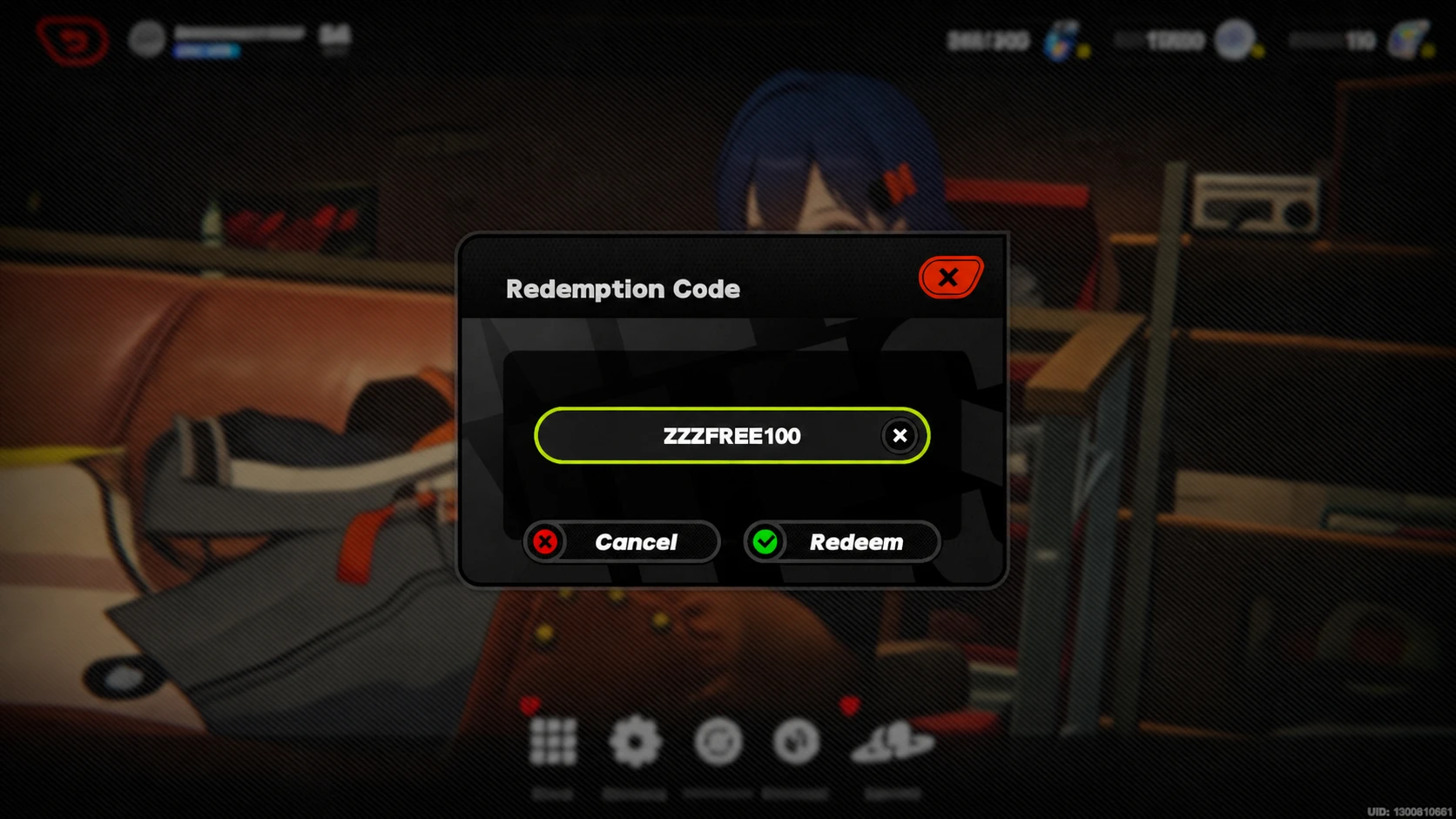Redeeming ZZZ codes in Zenless Zone Zero