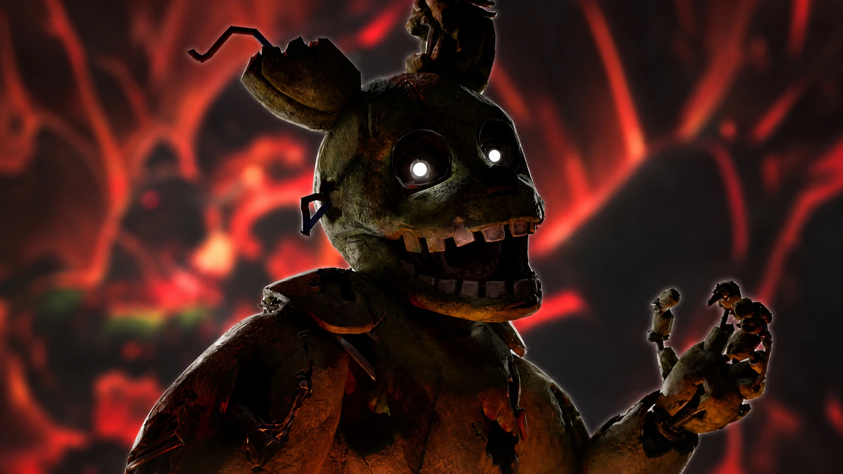 Bite by Night killers: a yellow rabbit robot in front of a blurred background