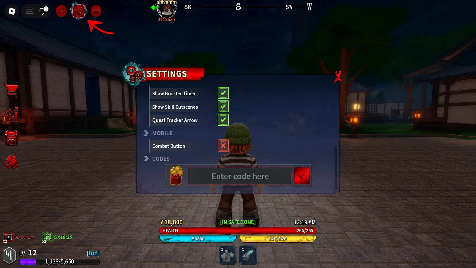 Kaizen Codes redemption guide