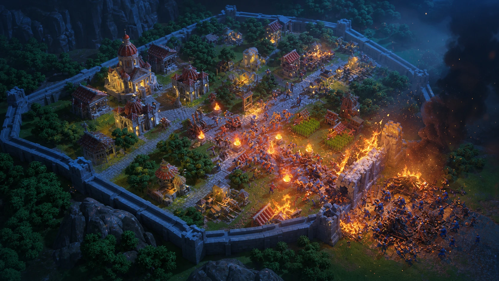 Rise of Kingdoms codes: A screenshot of a battle in RoK