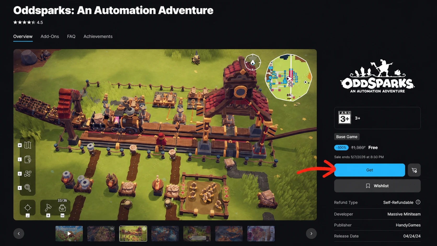 Epic Games Free Oddsparks