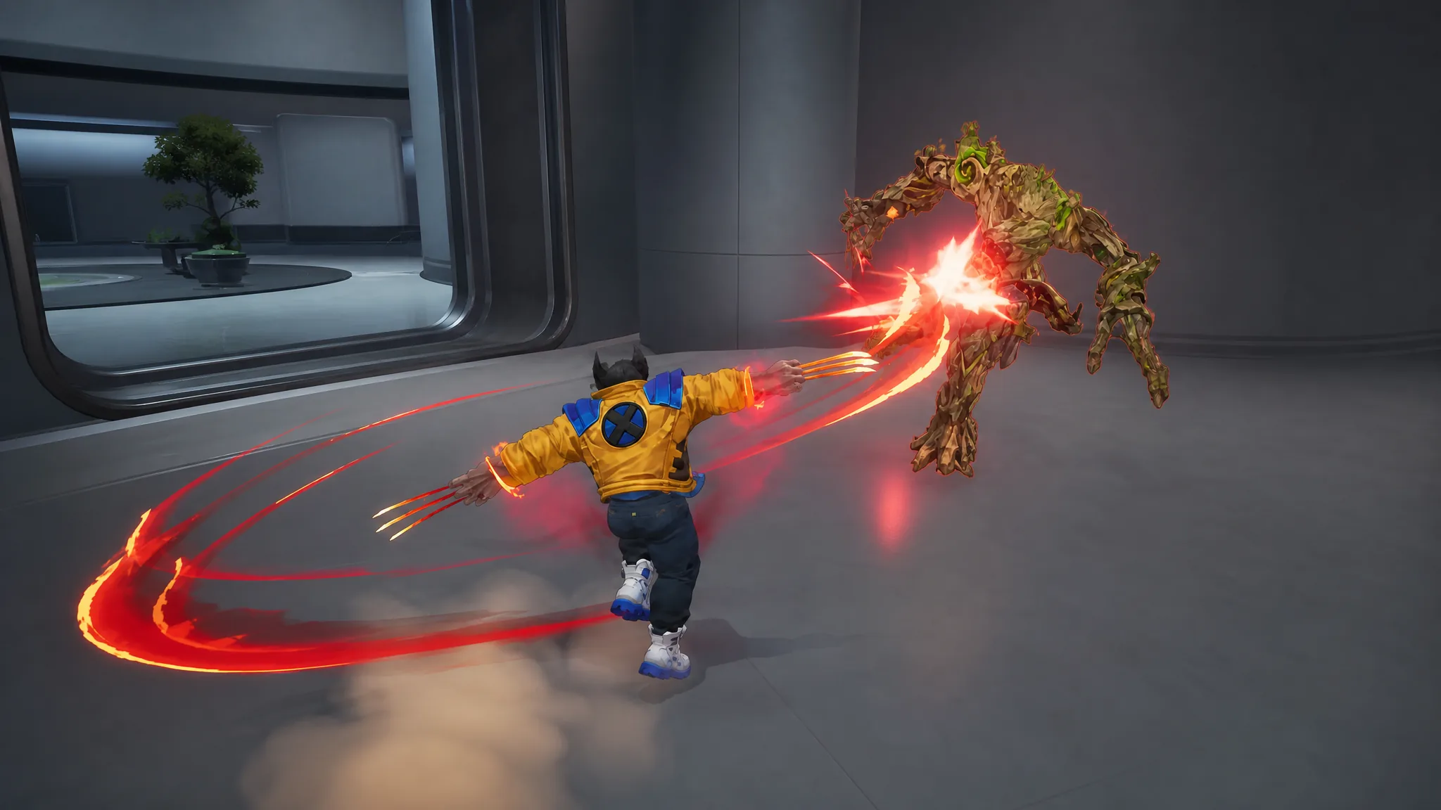 Logan spinning claw strike in Marvel Rivals