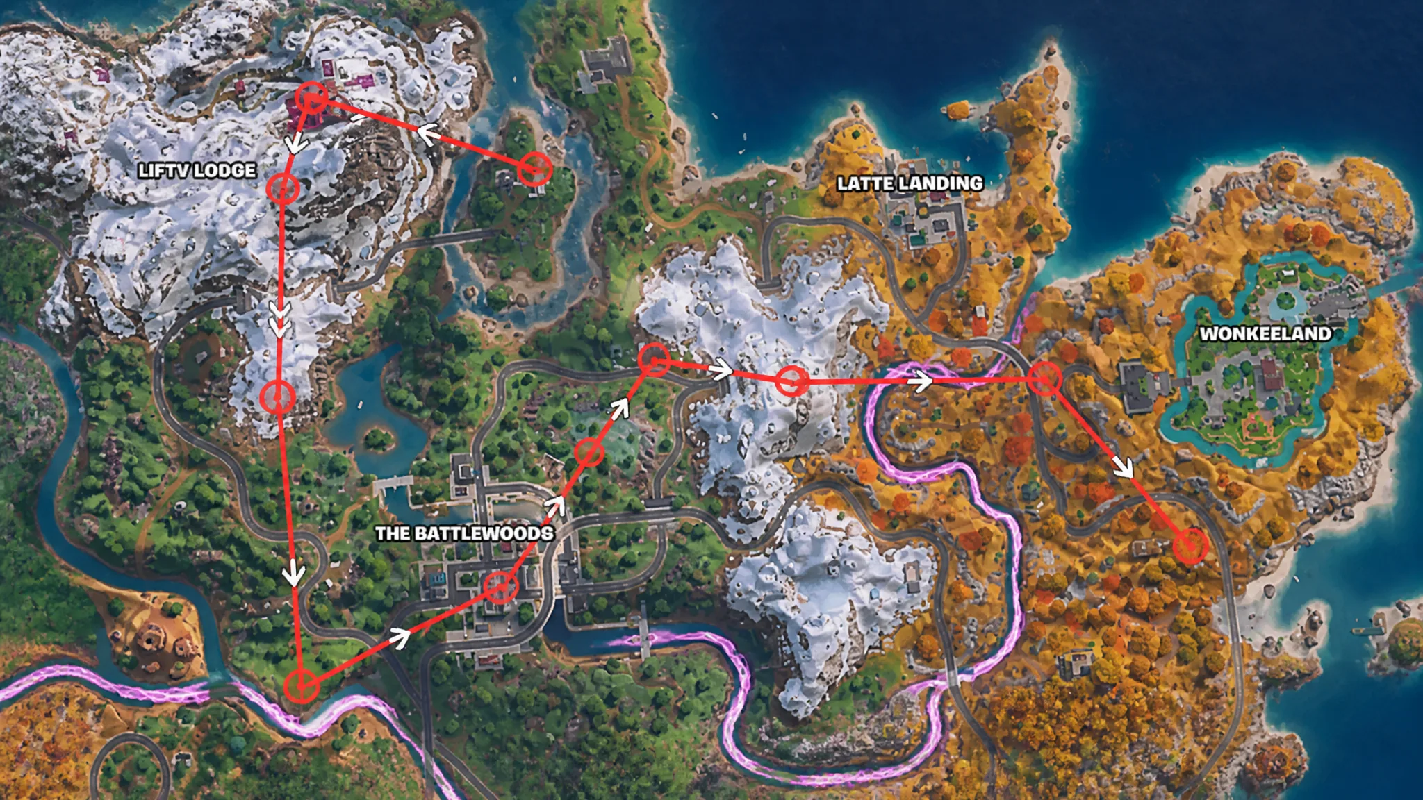 Fortnite Sprite Farming Path