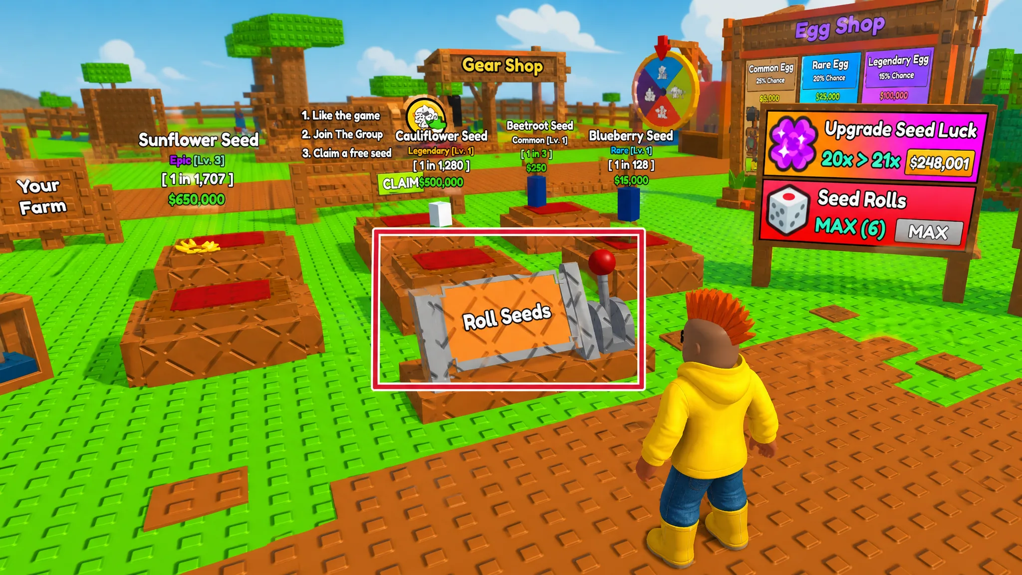 Build a Ring Farm Seeds