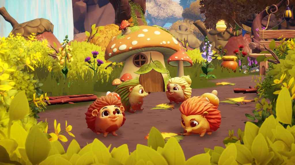 Hedgehogs in disney dreamlight valley