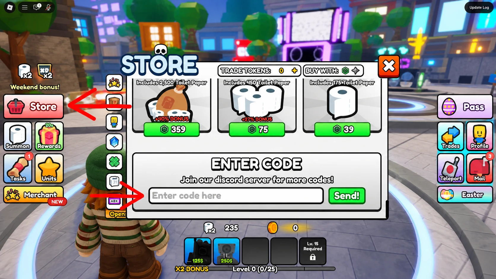 How to Redeem Codes in Skibidi Masters Tower Defense