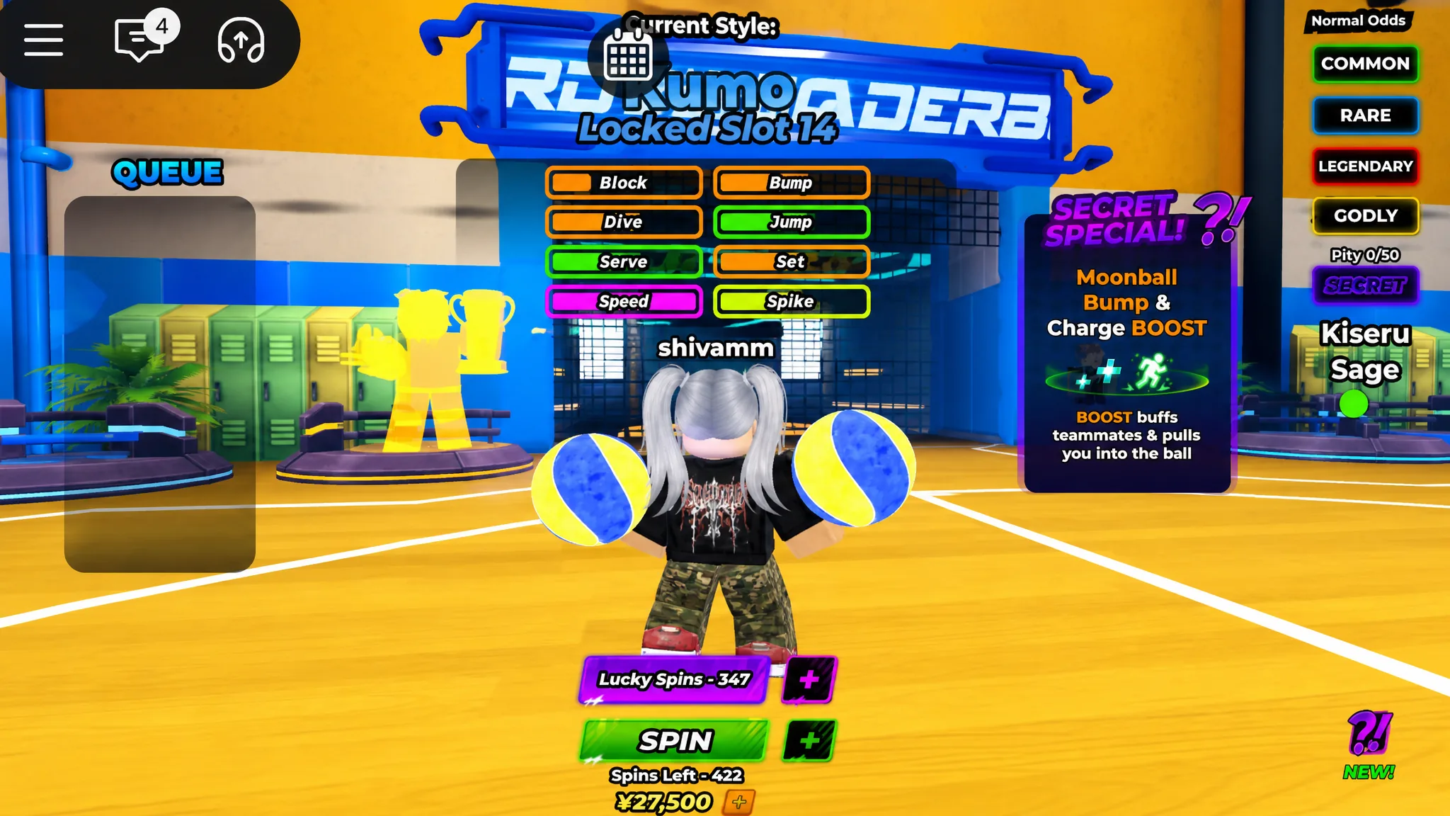 The Kumo Style in Volleyball Legends