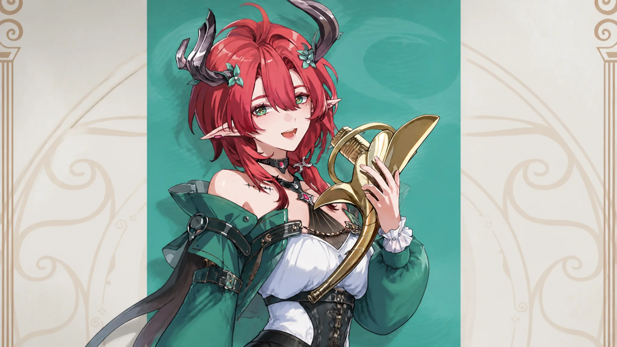 Key art of wuthering waves character - ciaccona