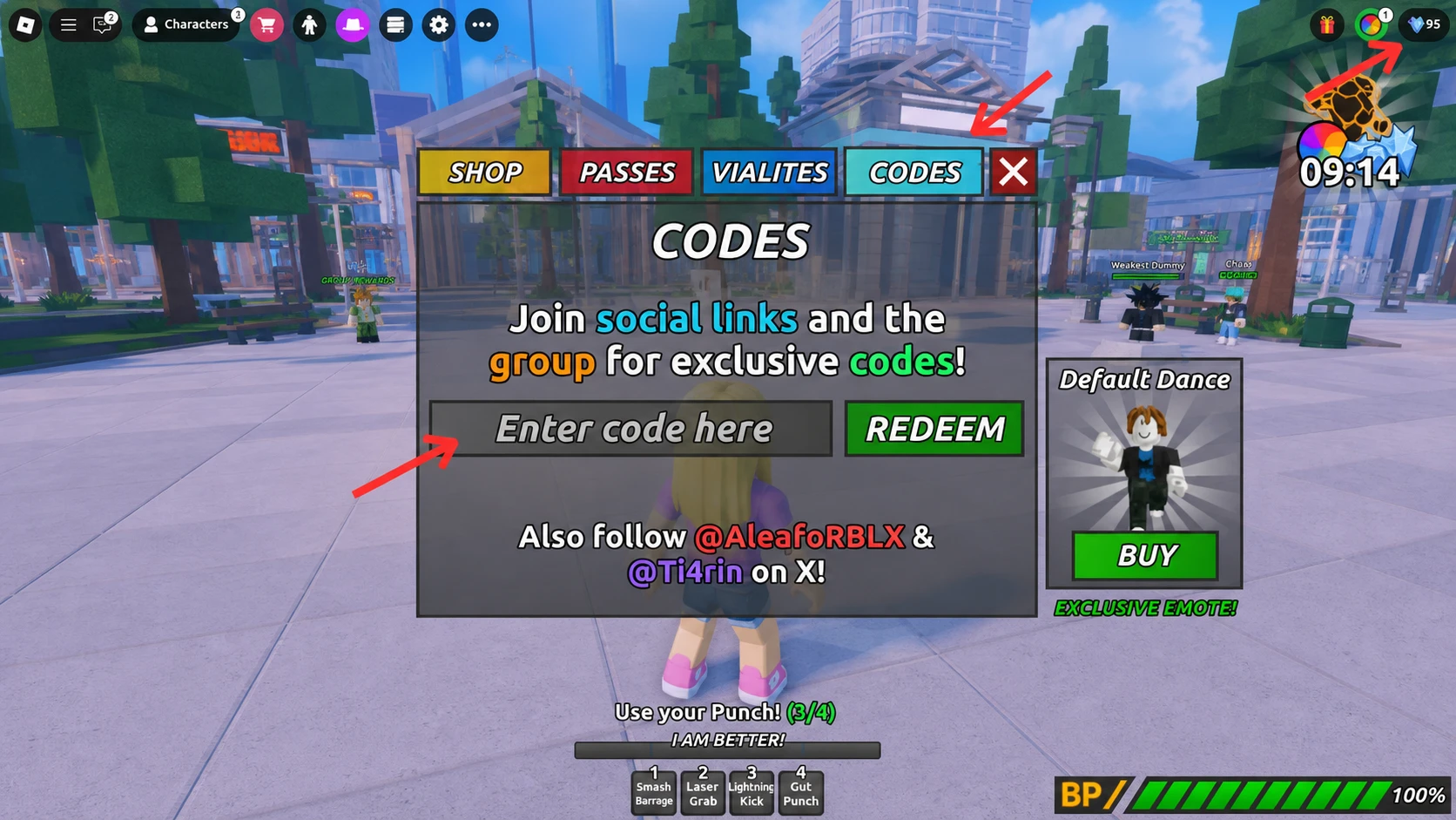 redeem roblox dudes battleground codes