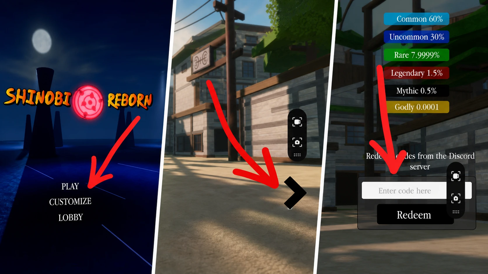 How to redeem Shinobi Reborn codes