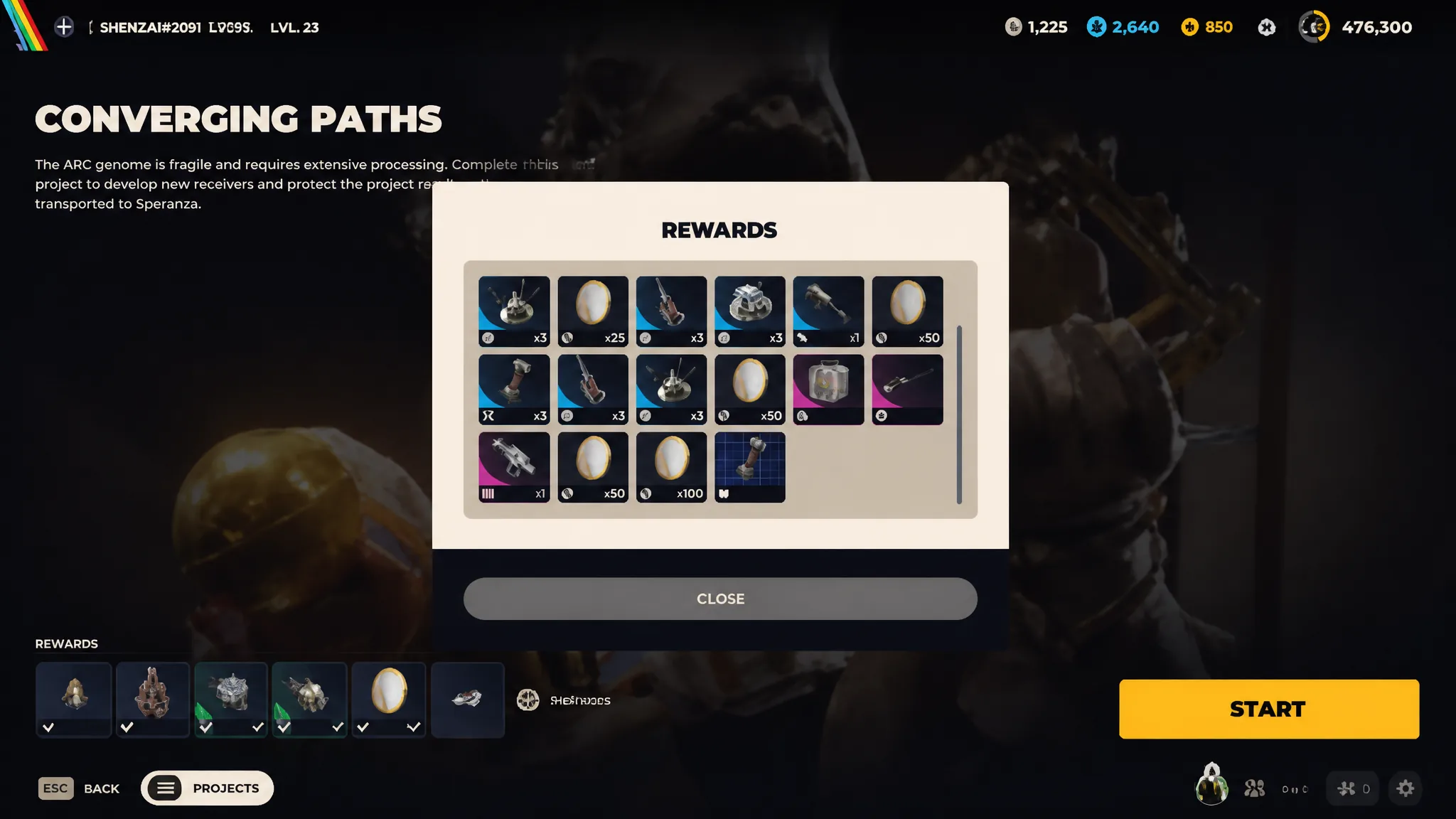Converging Paths Project Rewards 2 in Arc Raiders