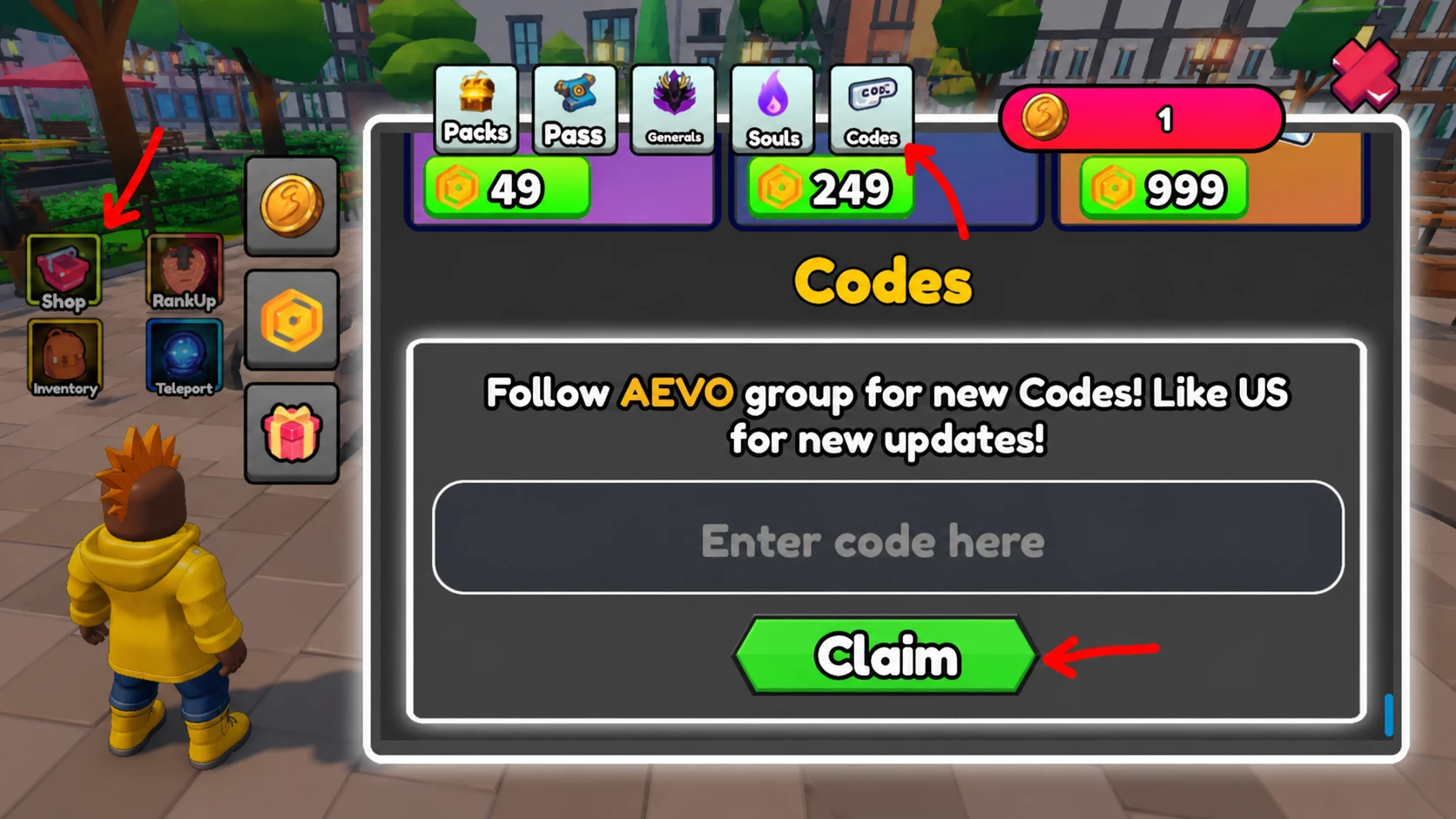 Redeem Anime Evolution codes