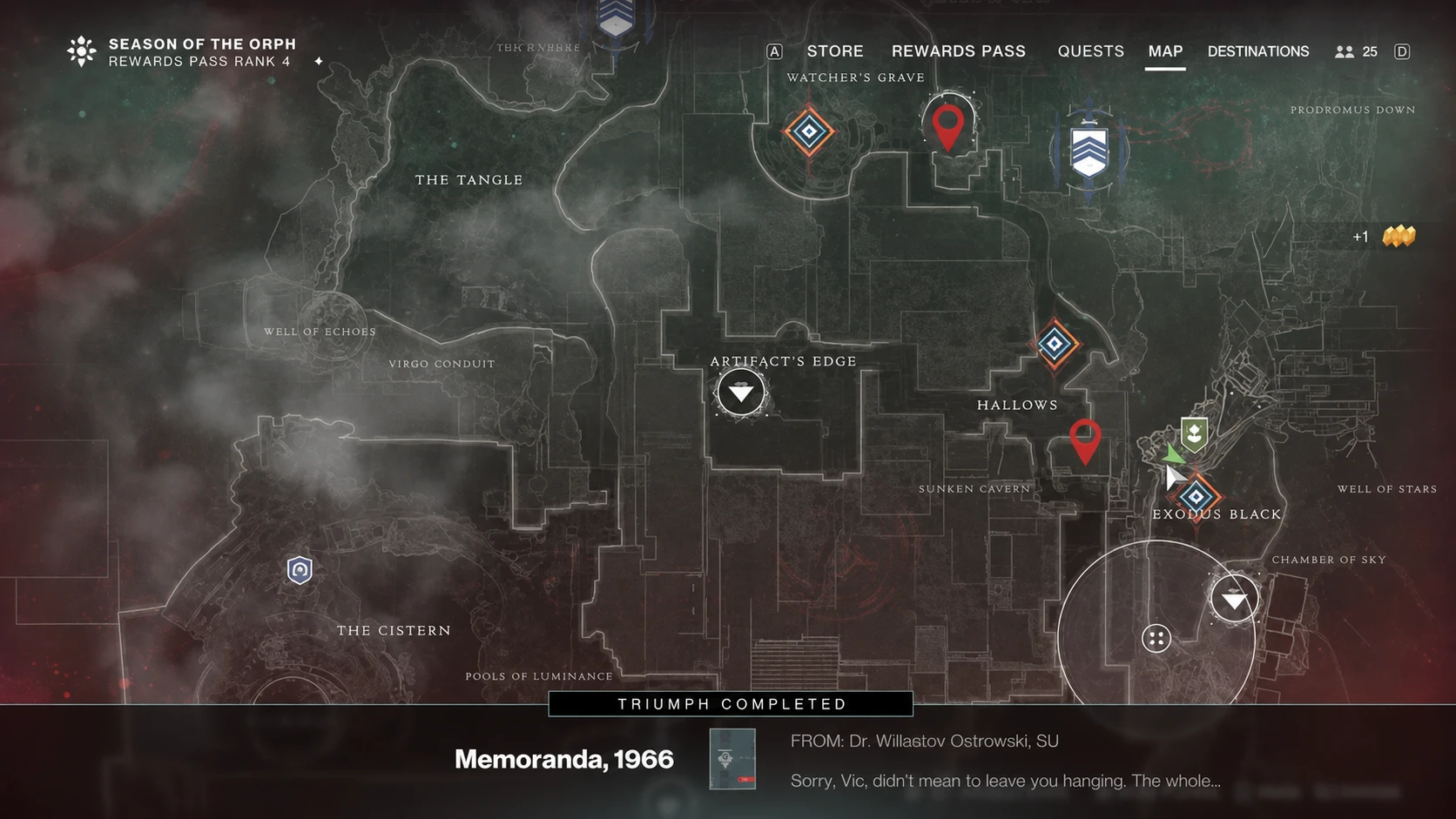 Exodus Black Case File near Failsafe in Destiny 2