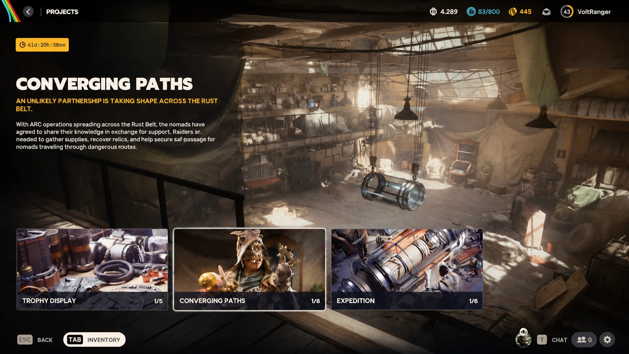 Arc Raiders Converging Paths project