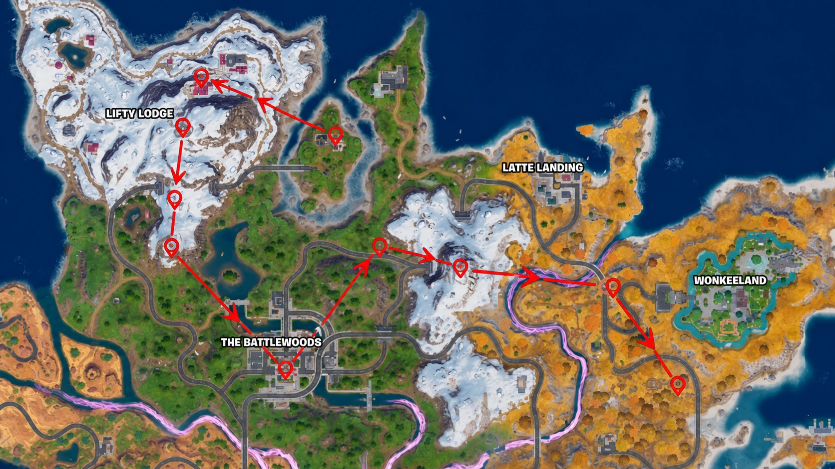 Fortnite Sprite Farming Path