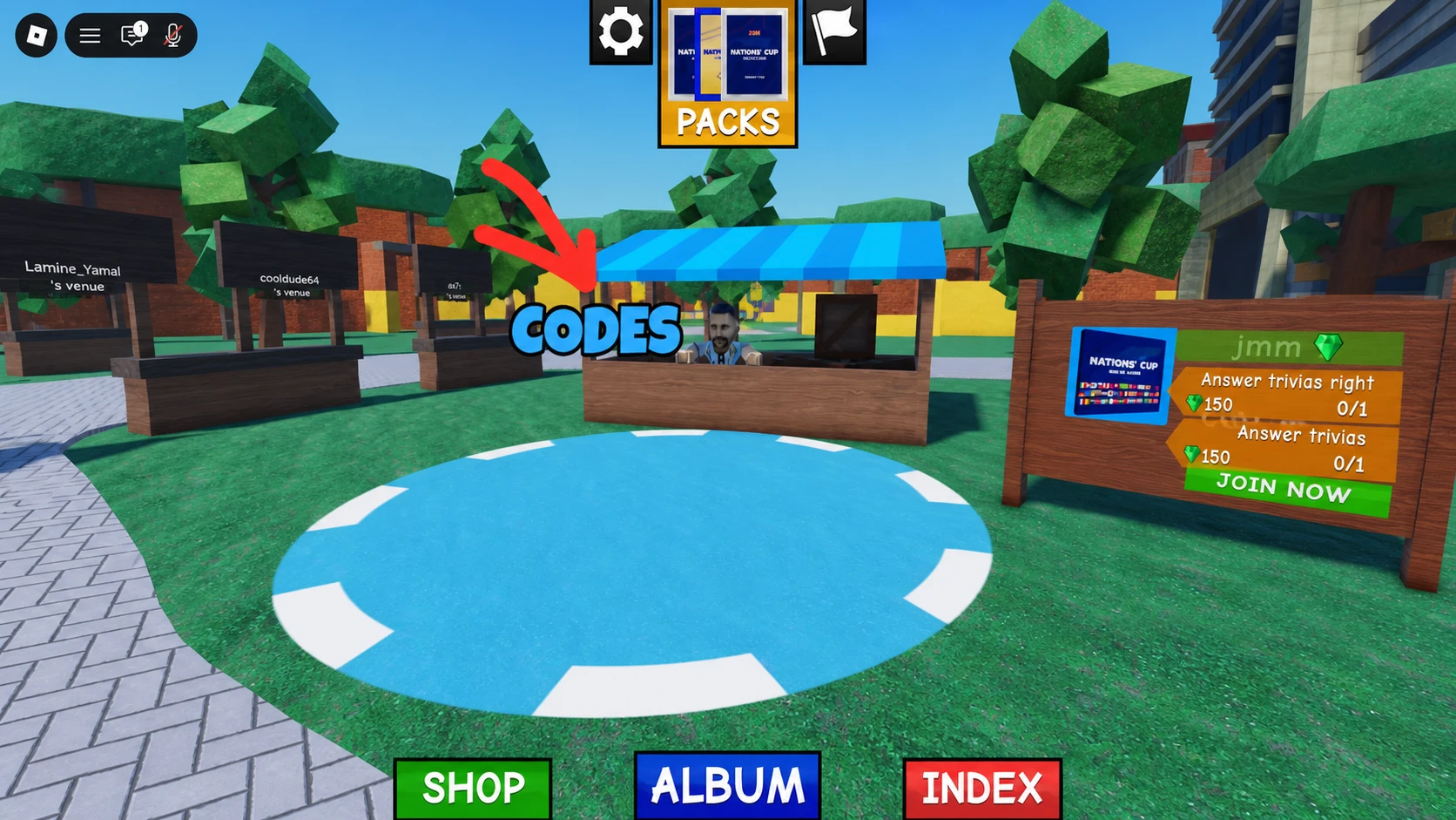 Roblox Football Stickers code stand