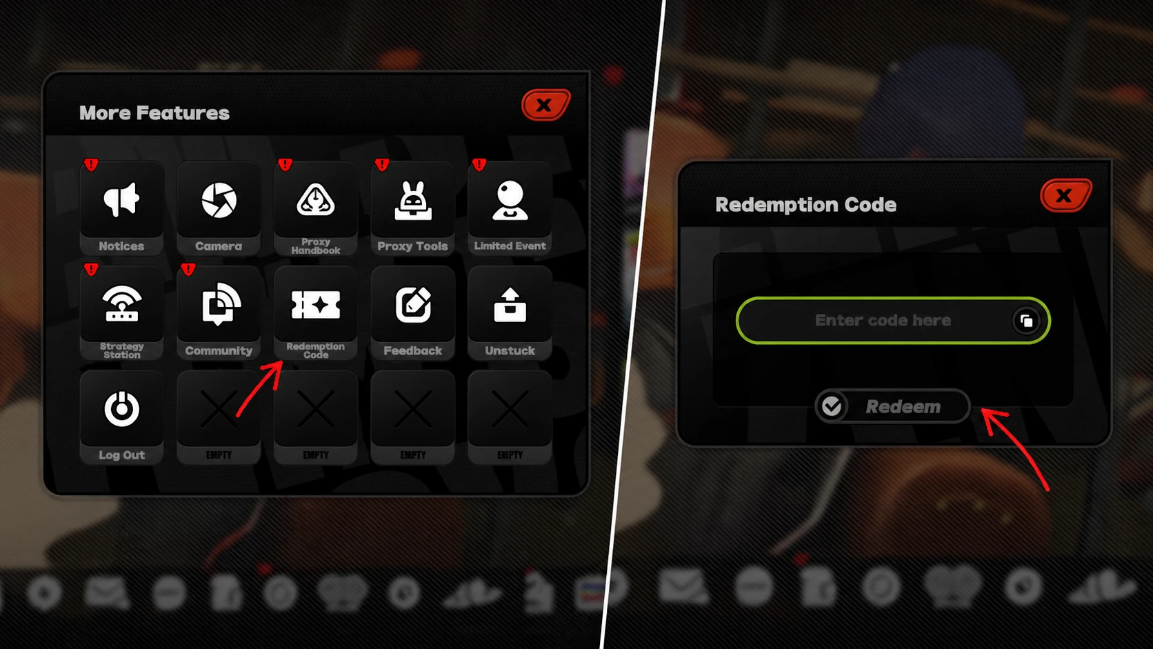 redeem zzz codes in the game