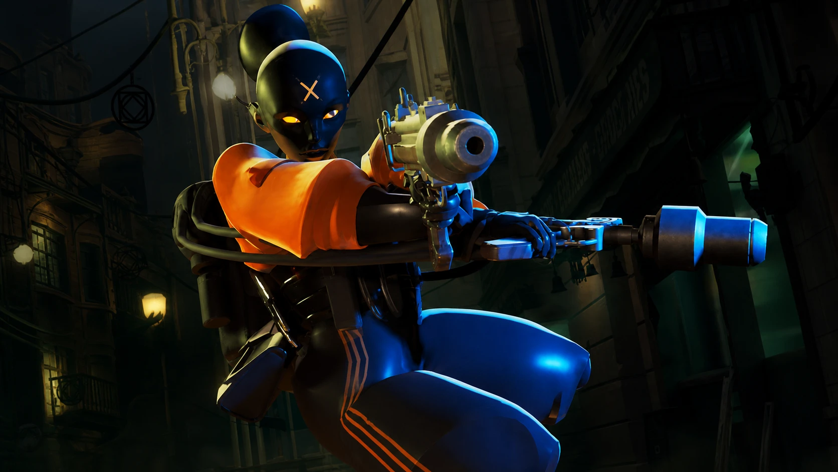 Deadlock characters tier list: Haze aiming a gun