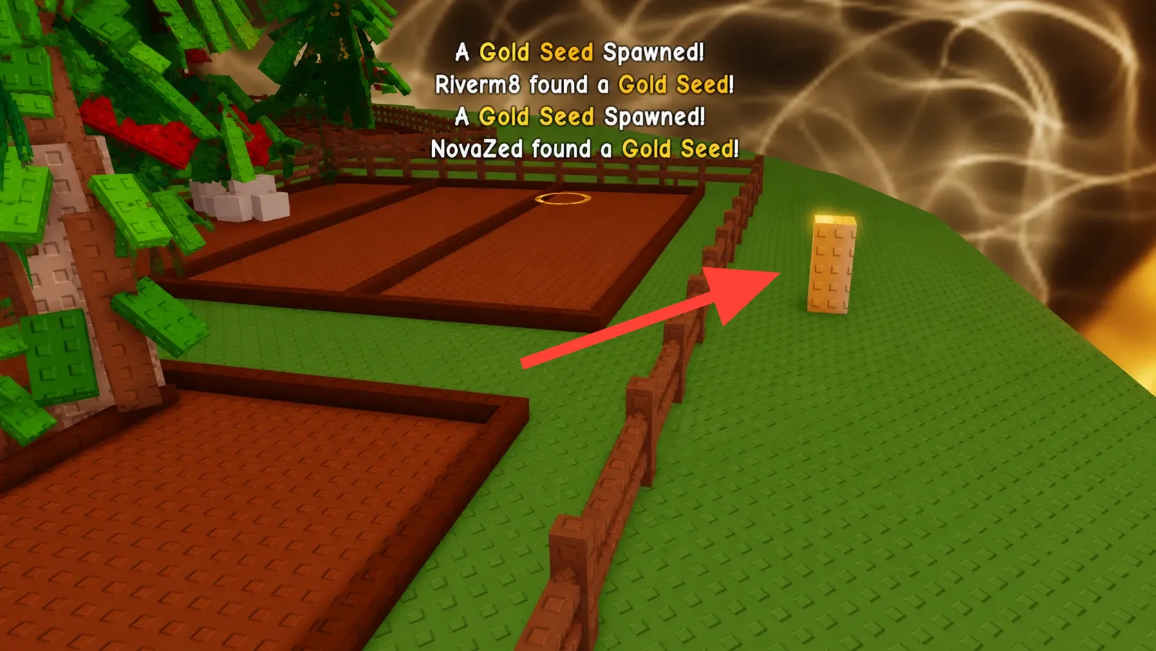 Gold seed spawn Grow a Garden 2