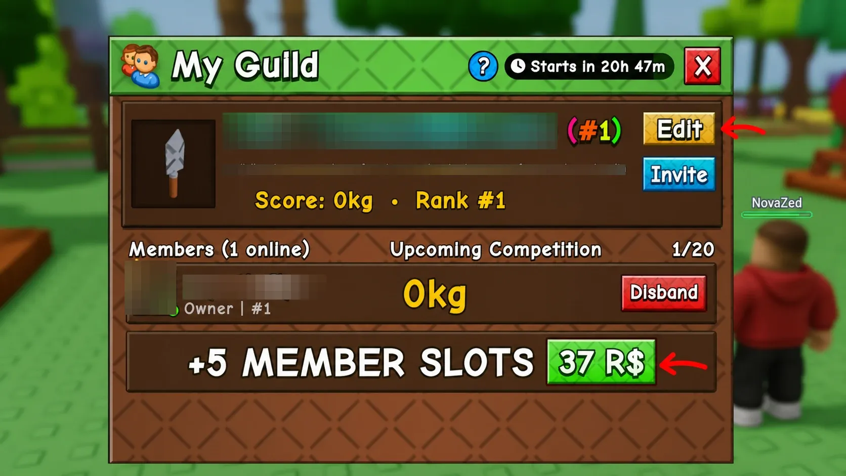 Customize guild in Grow a Garden 2
