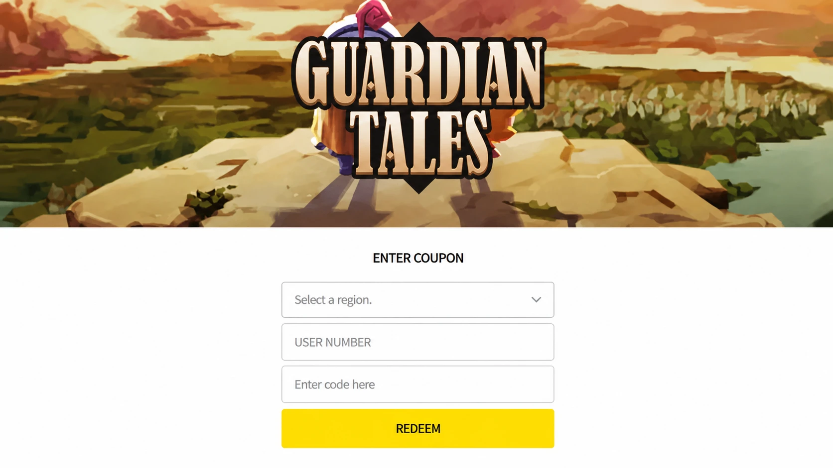 Guardian Tales Codes