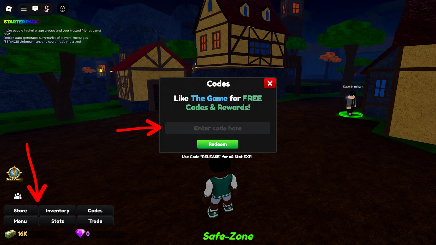 How to Redeem Codes in Anime Limitless