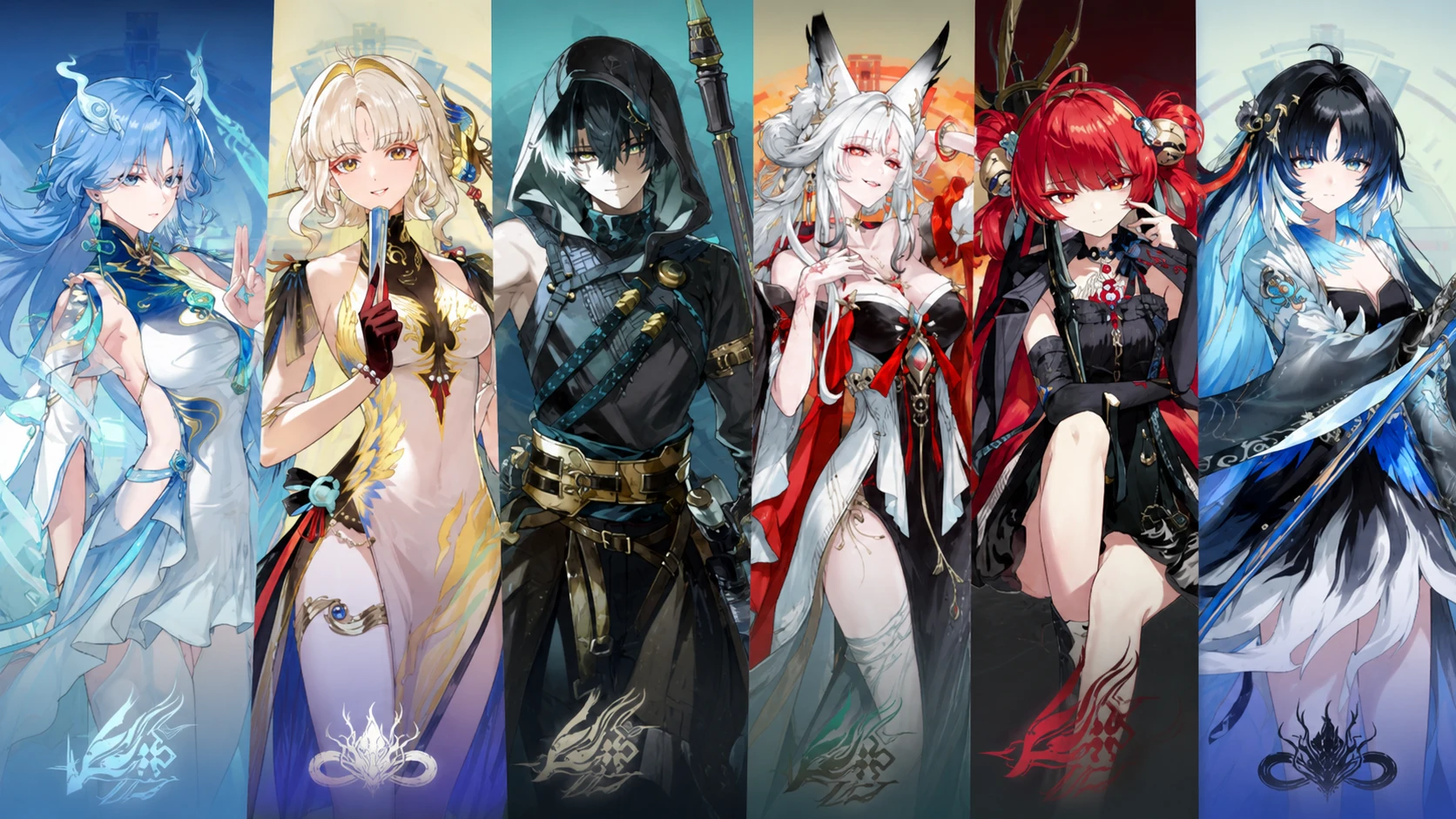 wuthering waves new drip marketing for six characters in the game