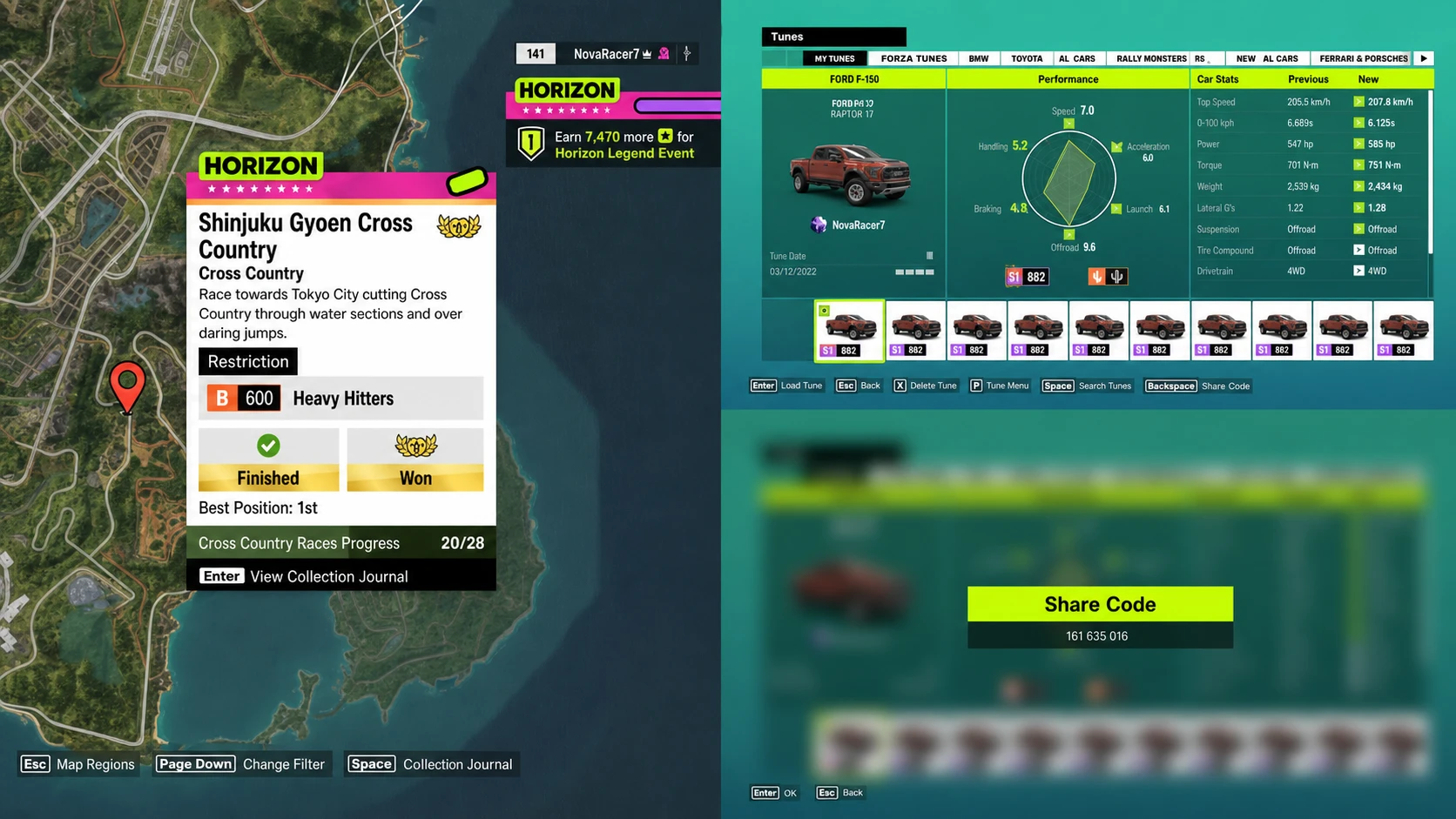 Cross Country Race in Forza Horizon 6