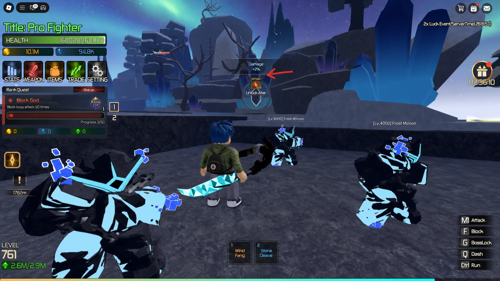 image showing the Damage Altar location on Niflheim
