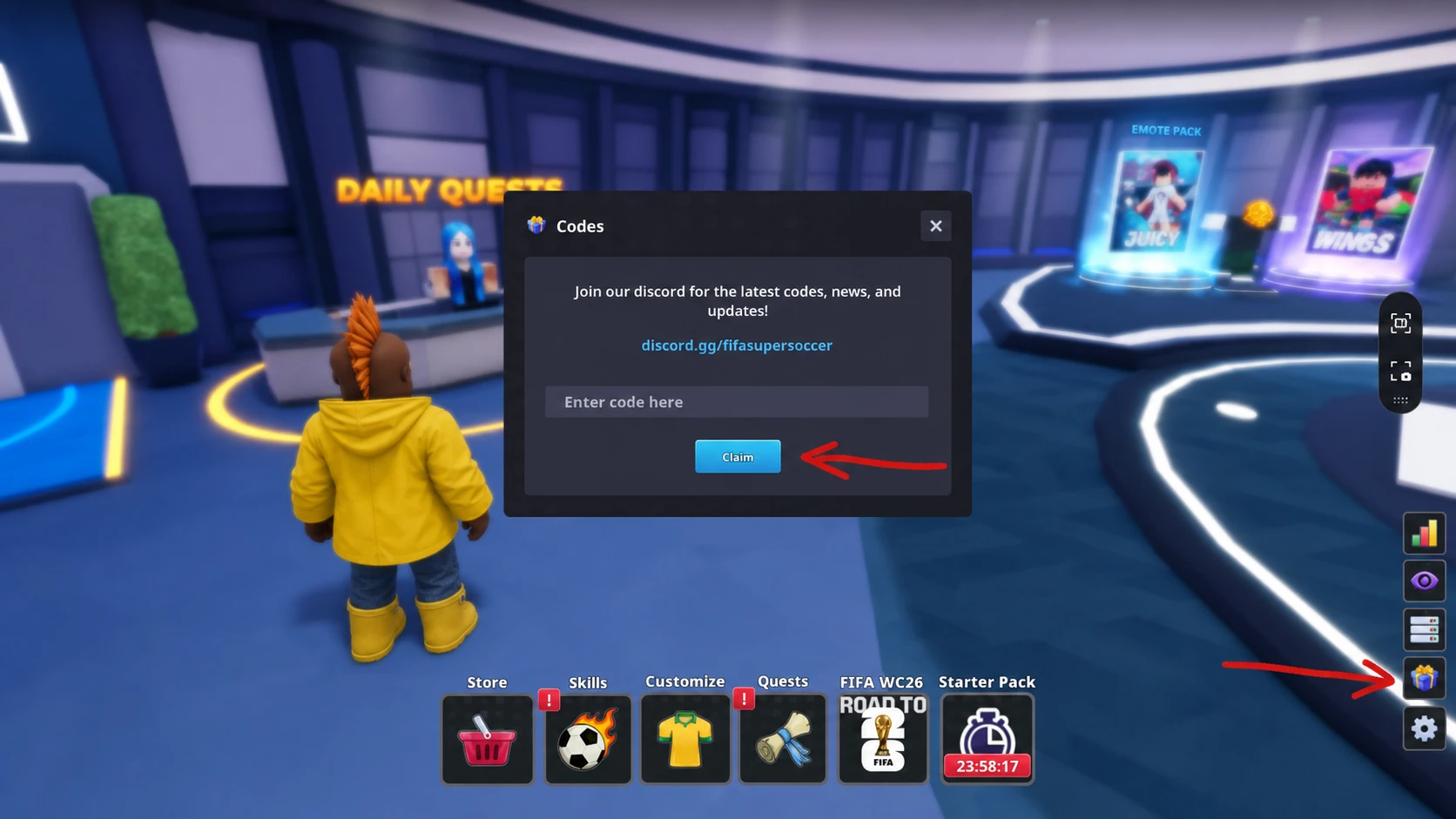 super league soccer codes