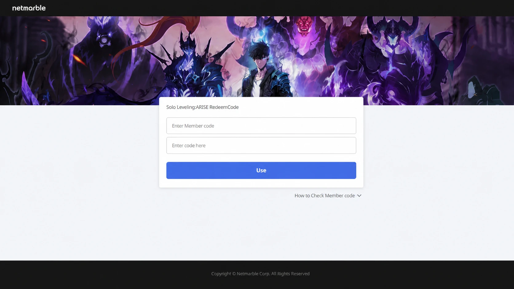 solo leveling arise codes
