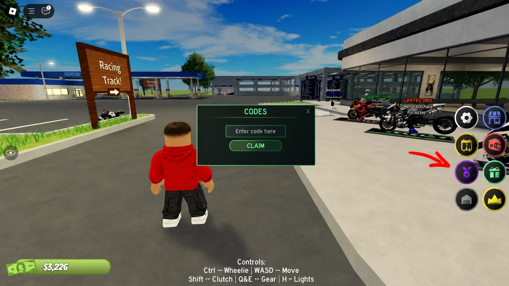 How to redeem MotoRush Codes