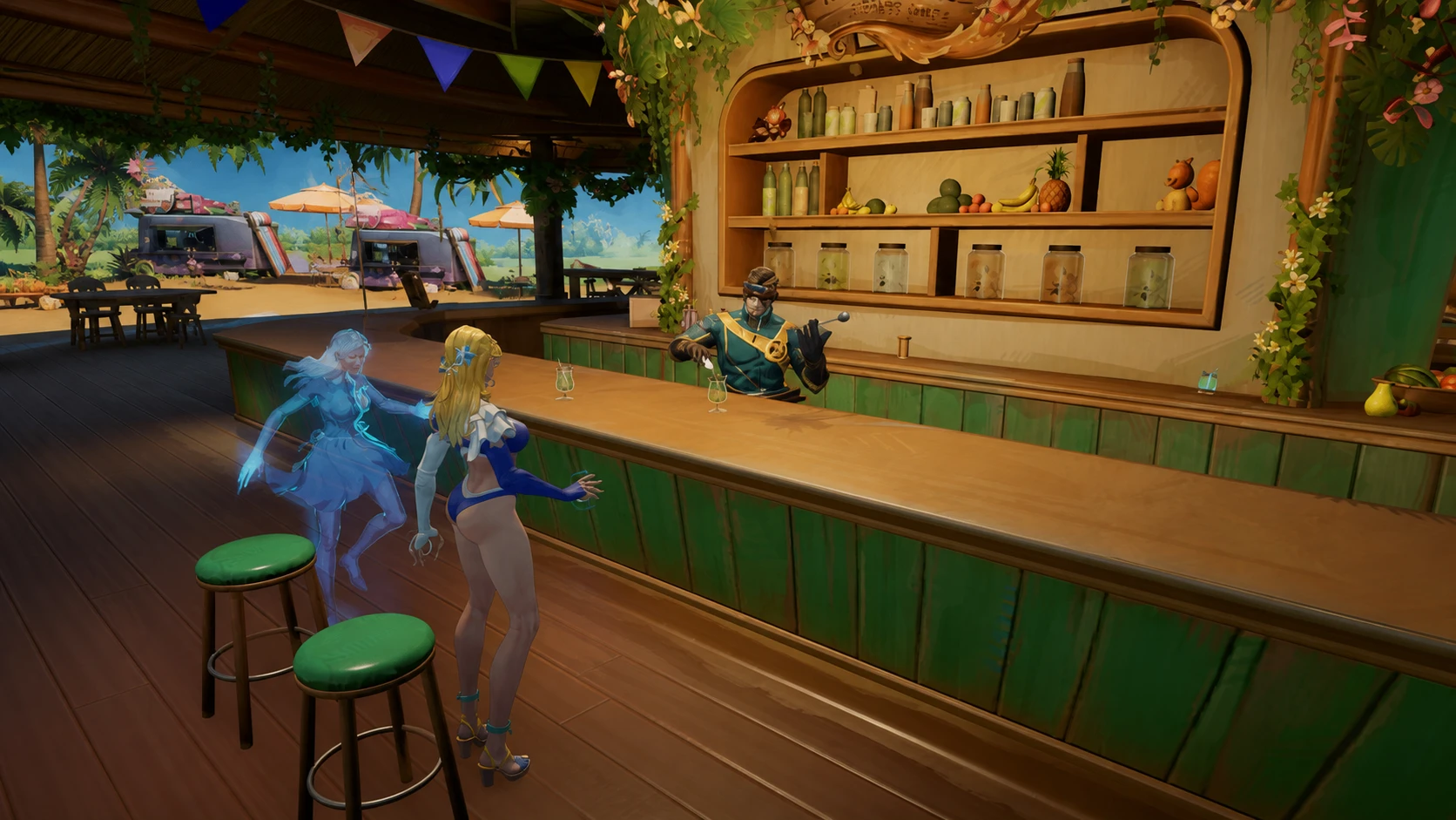 Visiting Cyclops' bar in Marvel Rivals