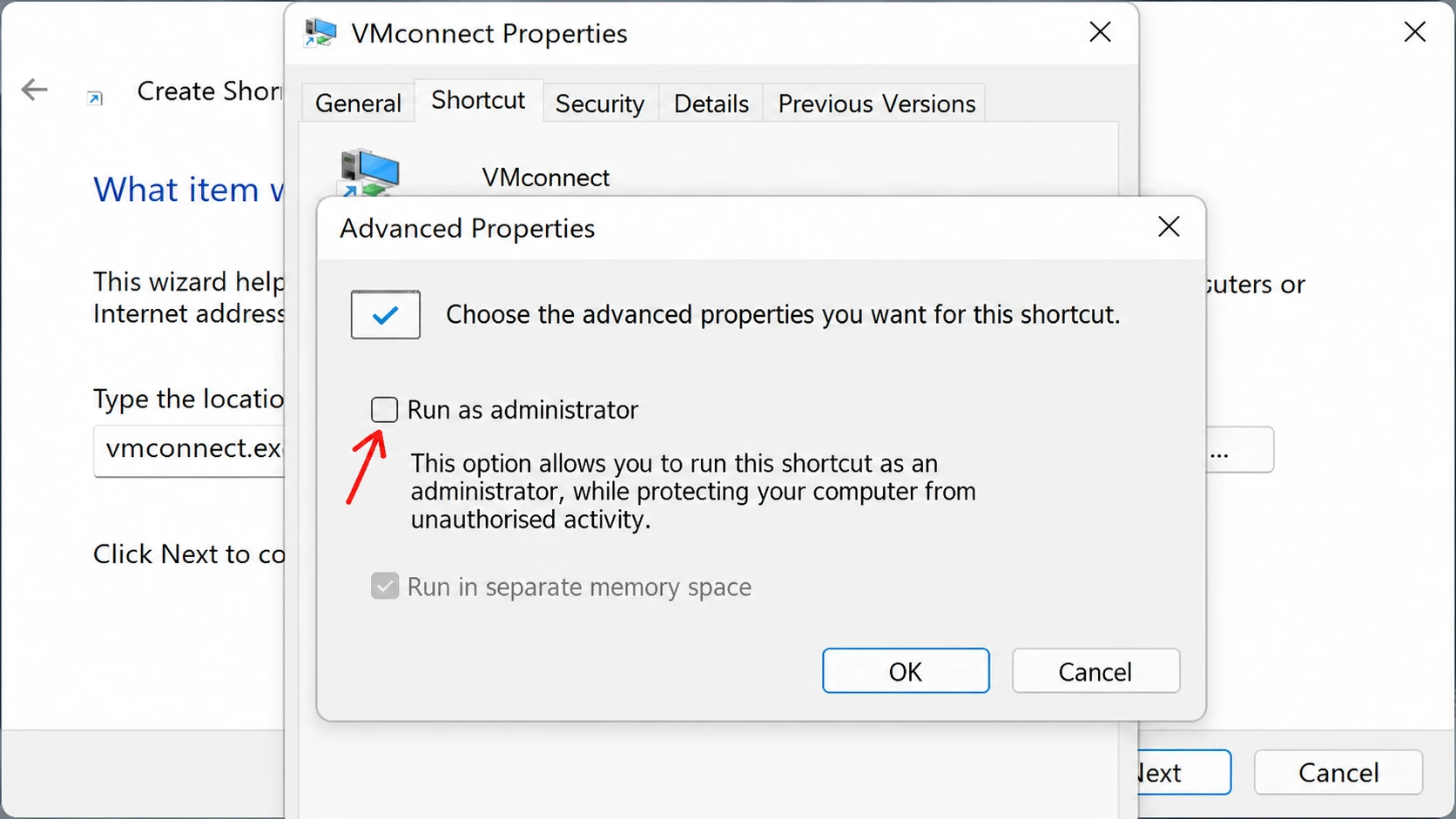 How to create Hyper-V Virtual Machine Desktop Shortcut