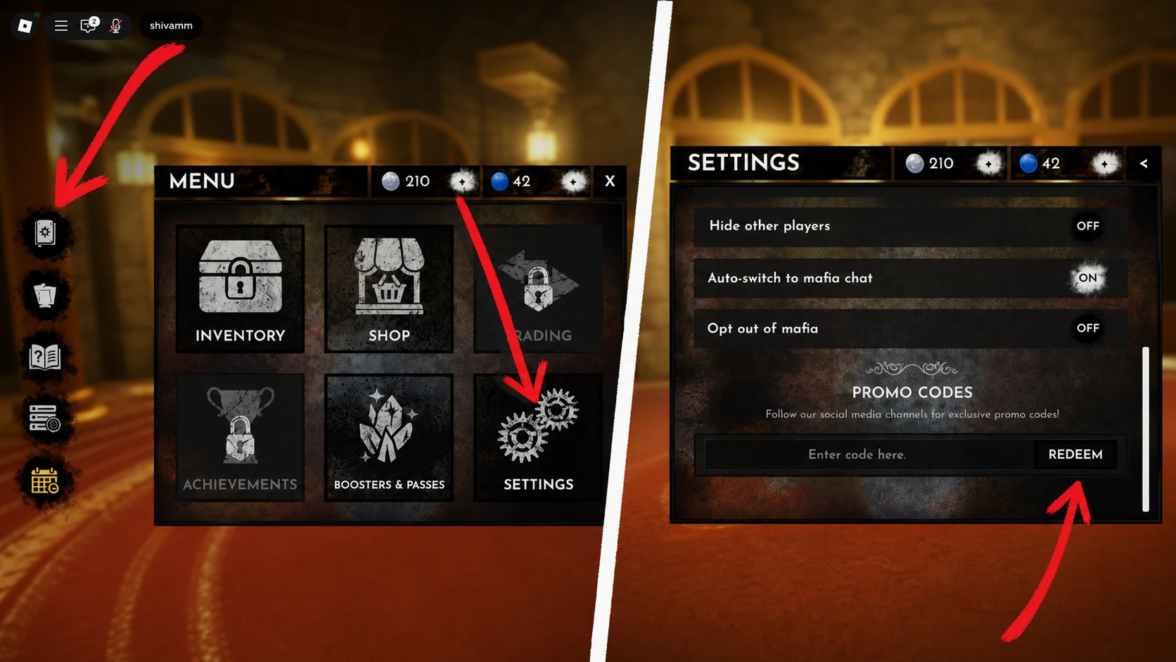 How To Redeem Mafia Codes