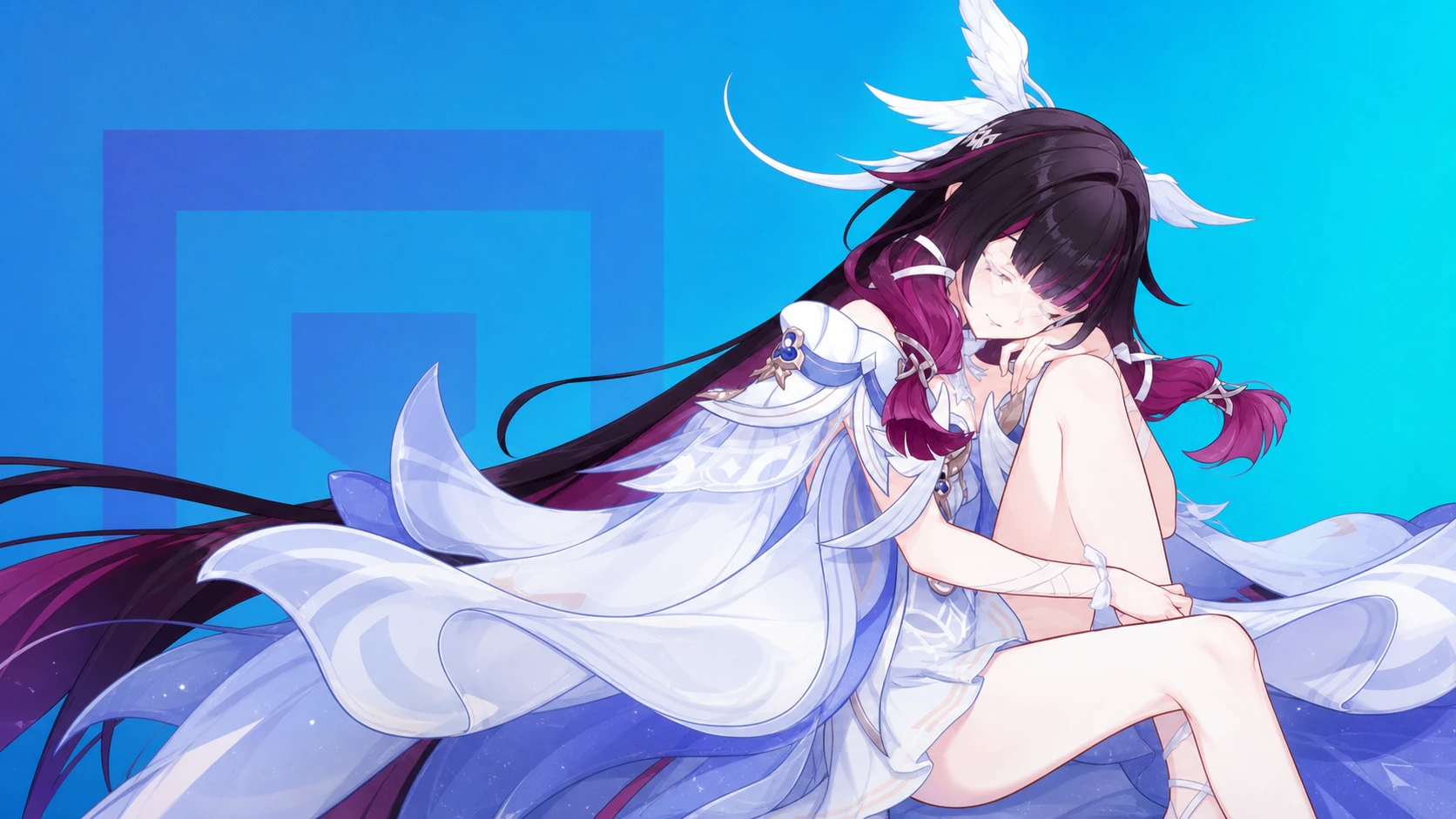 genshin impact tier list- Columbina over a blue background